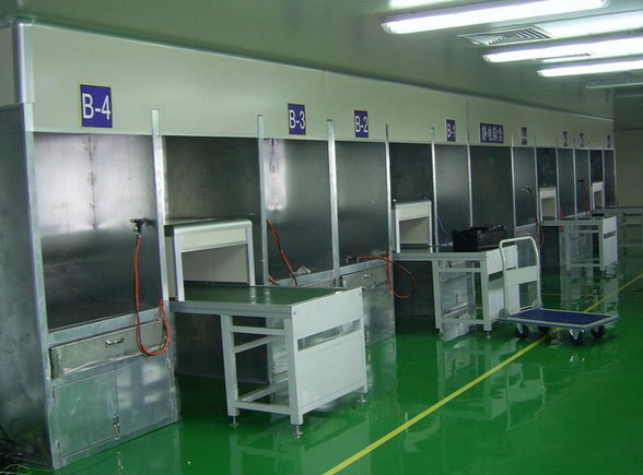 無(wú)塵塑膠噴涂線